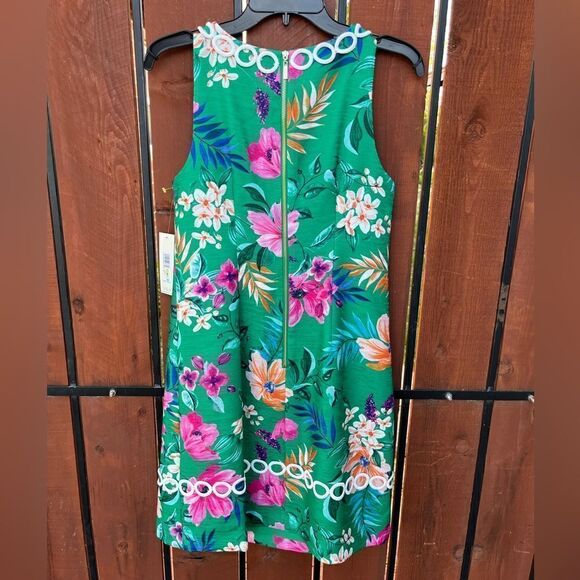 Eliza J Sleeveless Floral Print Summer Dress Size 4 NWT - Picture 4 of 6